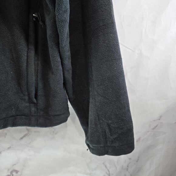 Columbia Jacket Mens XL Black Full Zip Fleece Interchange Sweater Mock Neck - Picture 4 of 11